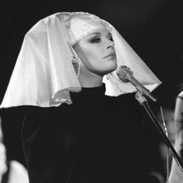 Marianne Faithfull and David Bowie in The 1980 Floor Show