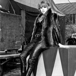 Marianne Faithfull in The Girl on a Motorcycle 1967